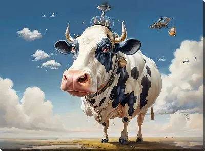 Картина маслом Корова №79