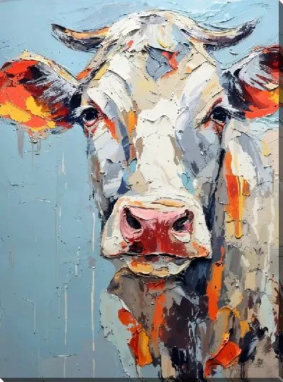 Картина маслом Корова №83