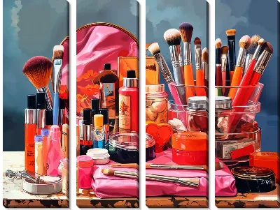 Модульная картина Косметика №16