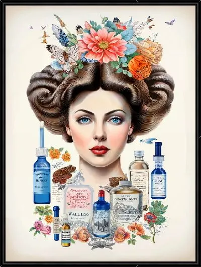 Картина Косметика и девушка №18