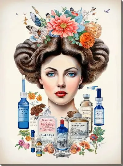 Постер Косметика и девушка №18