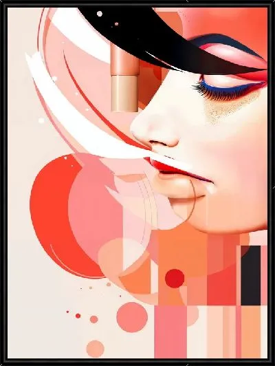 Картина Косметика и девушка №21