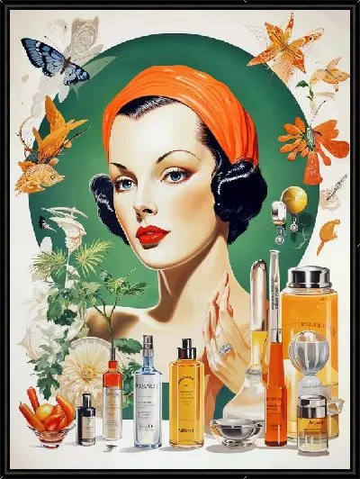 Картина Косметика и девушка №22