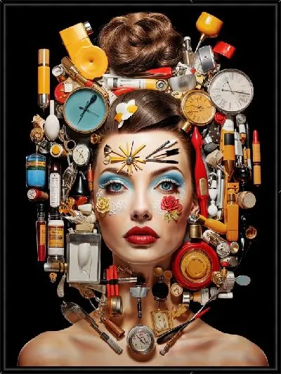 Картина Косметика и девушка №26