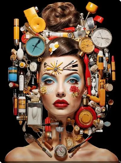 Постер Косметика и девушка №26