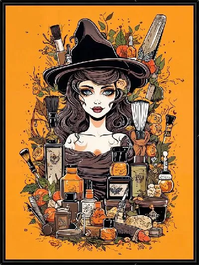 Картина Косметика и девушка №27