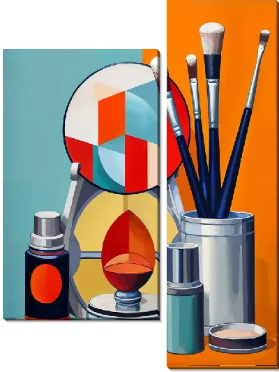 Модульная картина Косметика №32