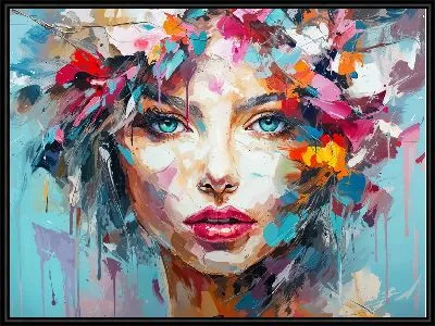 Девушка арт стиль №33