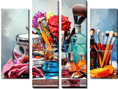 Модульная картина Косметика №43