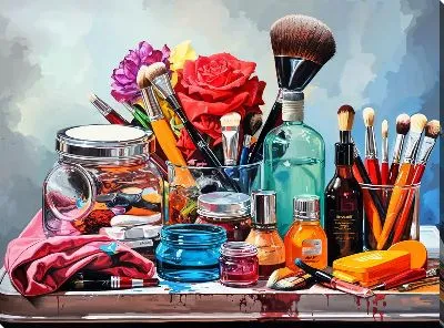 Картина маслом Косметика №43