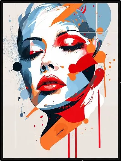 Картина Лицо девушки №46