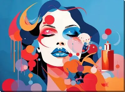 Косметика и девушка №52