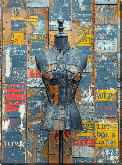 Картина маслом Манекен для примерки