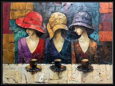 Три дамы в шляпах