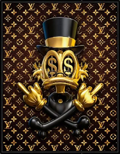 Картина Золотой Скрудж Макдак