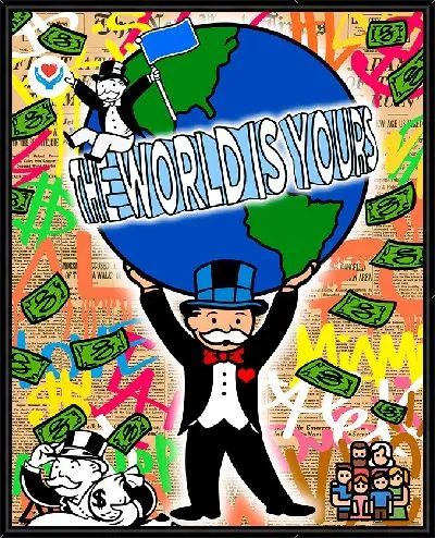 Картина Монополия и доллары