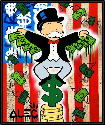 Картина Монополия и доллар №2