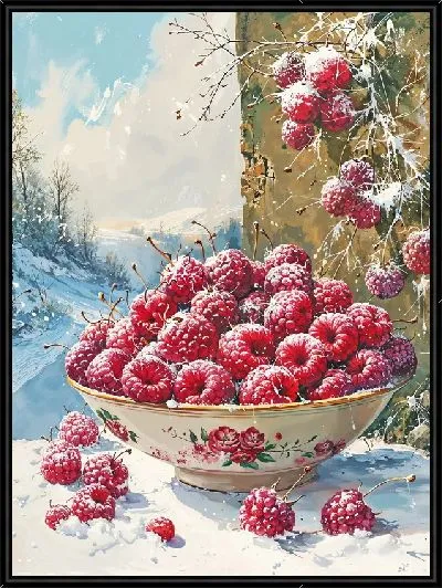 Картина Зимняя малина