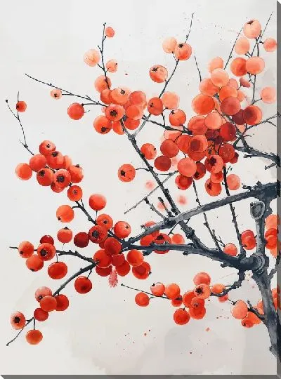 Постер Ветка рябины