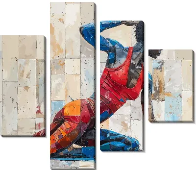 Модульная картина Йога №8