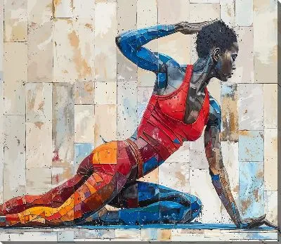 Картина маслом Йога №8