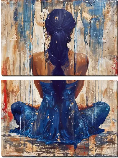 Модульная картина Йога №11