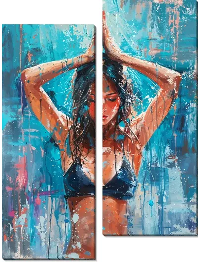 Модульная картина Йога №13