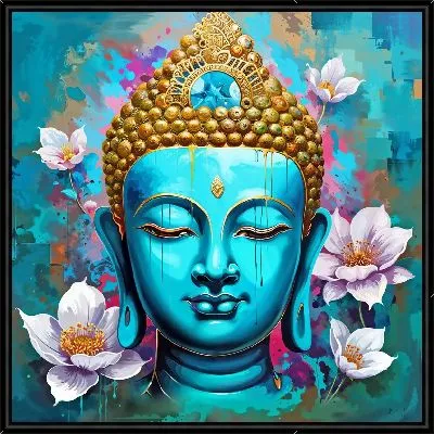 Бирюзовый Будда и лотос