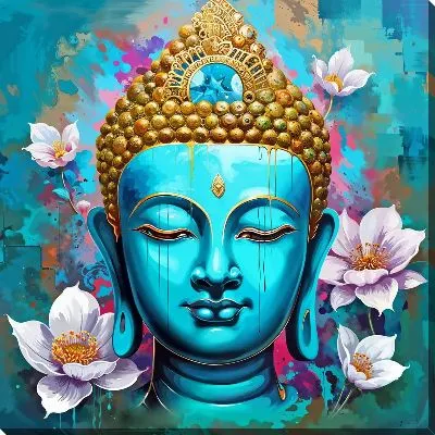 Бирюзовый Будда и лотос