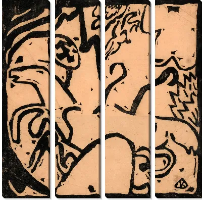 Картина Три всадника