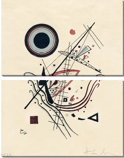 Картина Блау (Синий)