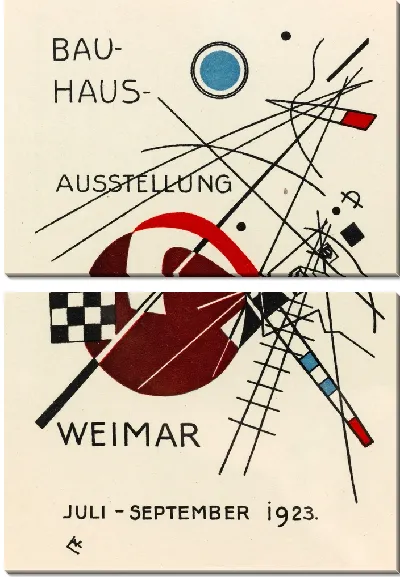 Картина Открытка к выставке Баухаус