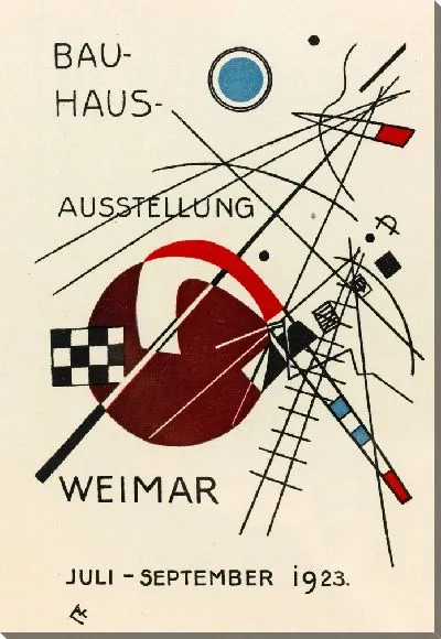 Картина Открытка к выставке Баухаус