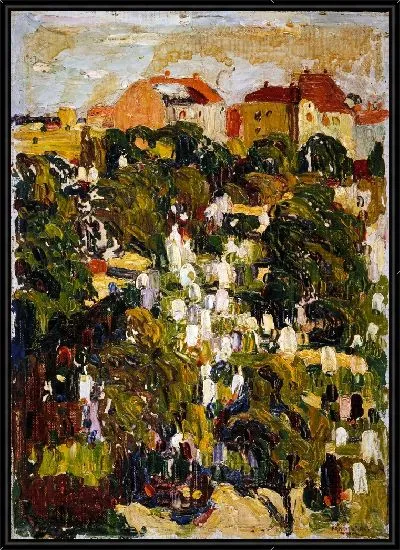 Картина Мюнхен, Северное кладбище