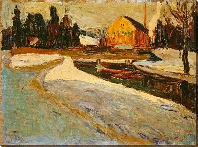 Картина Швабинг, Зимнее солнце