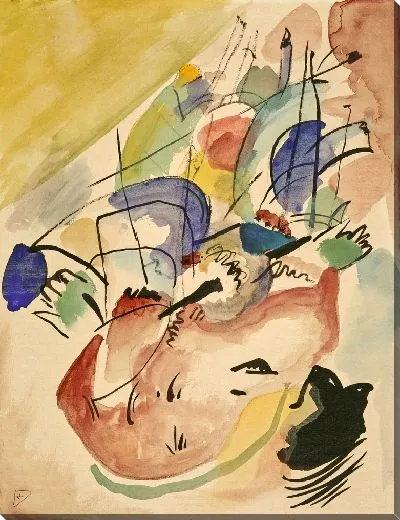 Картина Этюд к импровизации 31 (Морской бой)