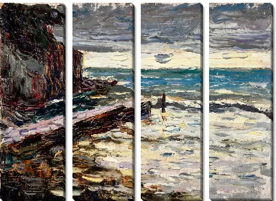 Картина Рапалло, Бурное море