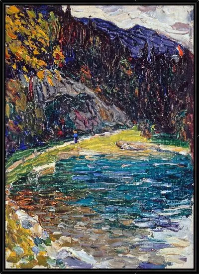 Картина Кохель, Альте Кессельбергштрассе (Кохель, старая Кессельбергштрассе)