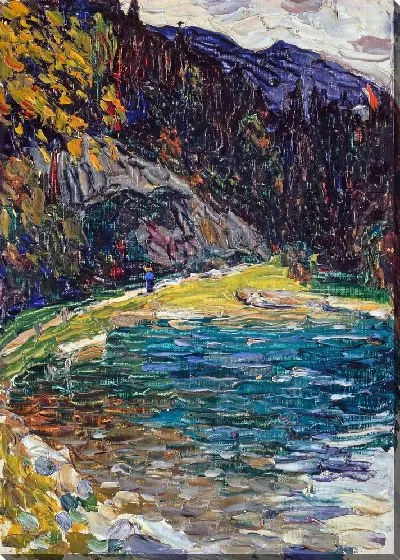 Картина Кохель, Альте Кессельбергштрассе (Кохель, старая Кессельбергштрассе)