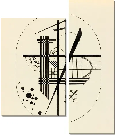 Картина Рисование точки и линии на плоскости