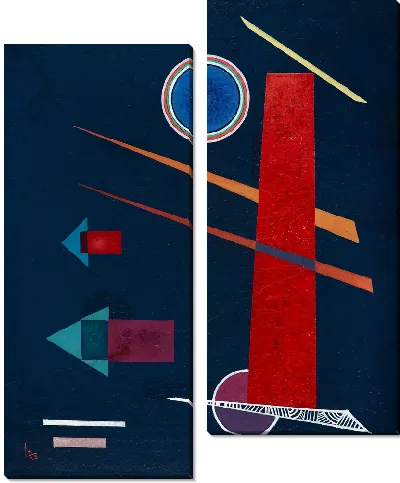 Картина Мощный красный