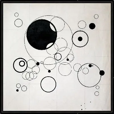 Картина Первое исследование для некоторых кругов