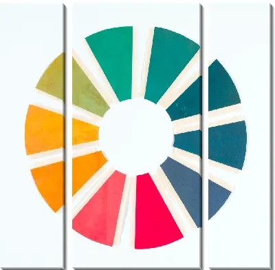 Картина Десять элементов, образующих хроматический круг