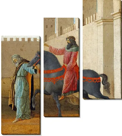 Картина Триумф Мардохея из «Истории Эстер»