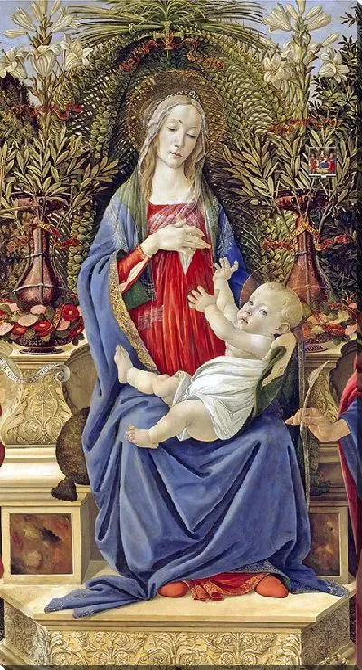 Картина Фрагмент Мадонна со святыми