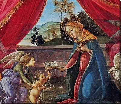 Картина Фрагмент Мадонна из павильона