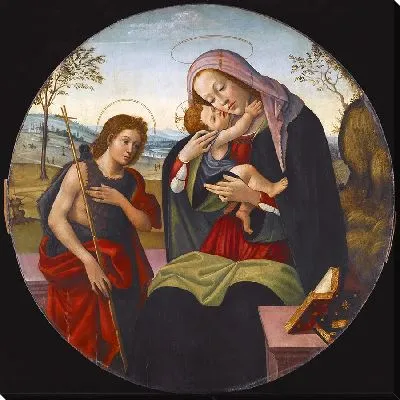 Картина Мадонна с Младенцем и Иоанном Крестителем