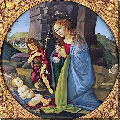 Картина Мадонна с Младенцем и Иоанном Крестителем