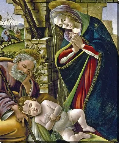 Картина Фрагмент Поклонение Младенцу Христу