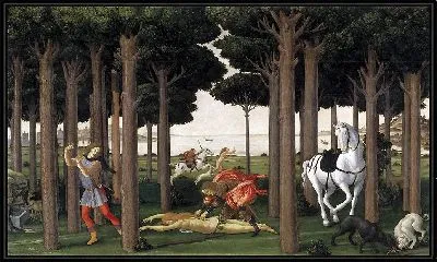Картина История Настаджио дельи Хонести, панель II